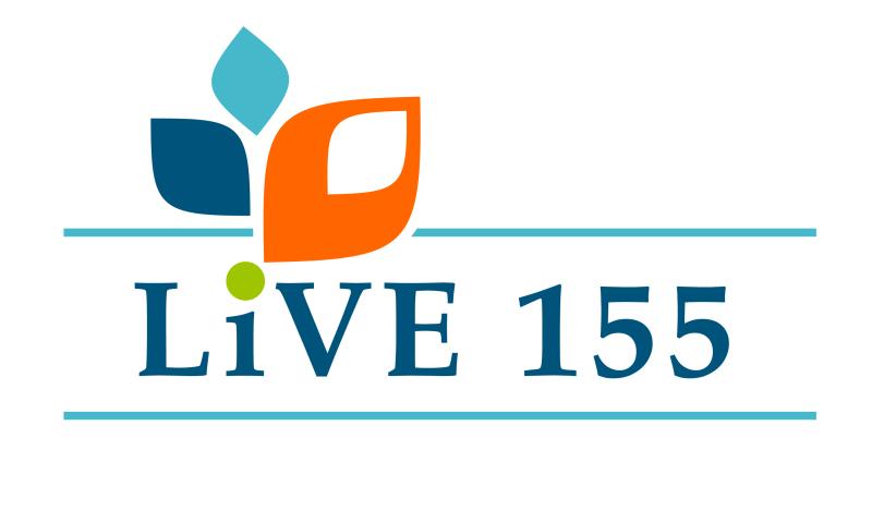 Live 155 logo